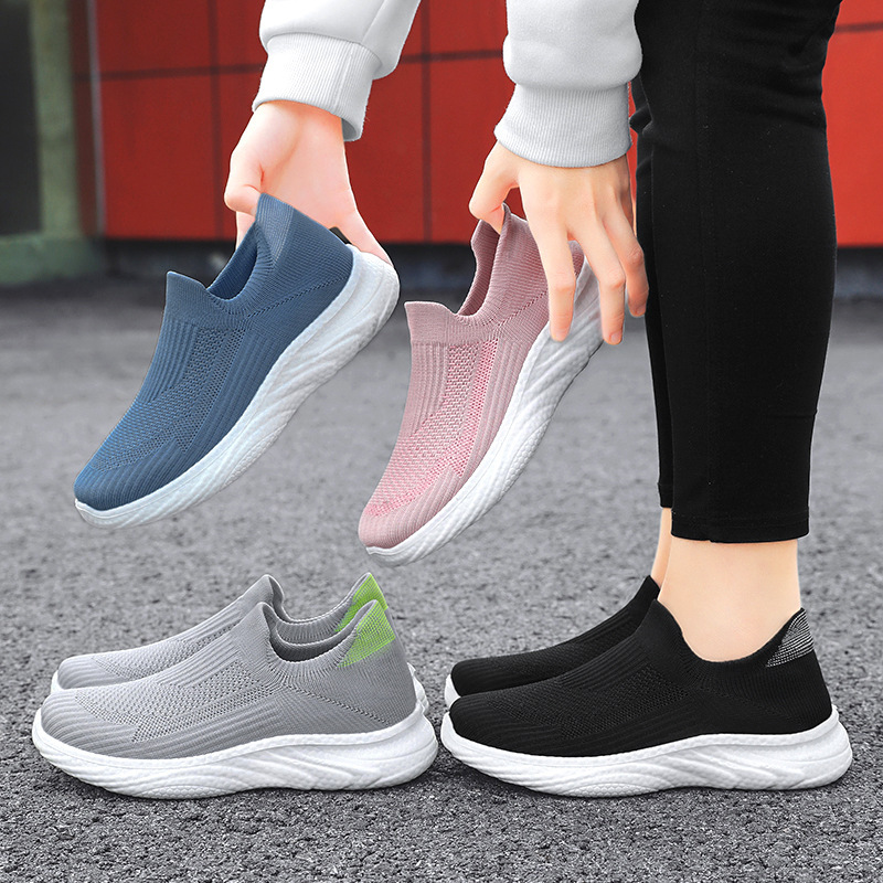 New Flying Woven Women's Shoes Men's And Women's Casual Shoes - Image 2