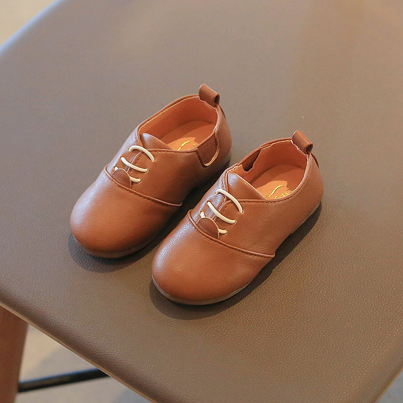Spring Children's Boys' And Girls' Leather Shoes Baby Leather Shoes - Image 4